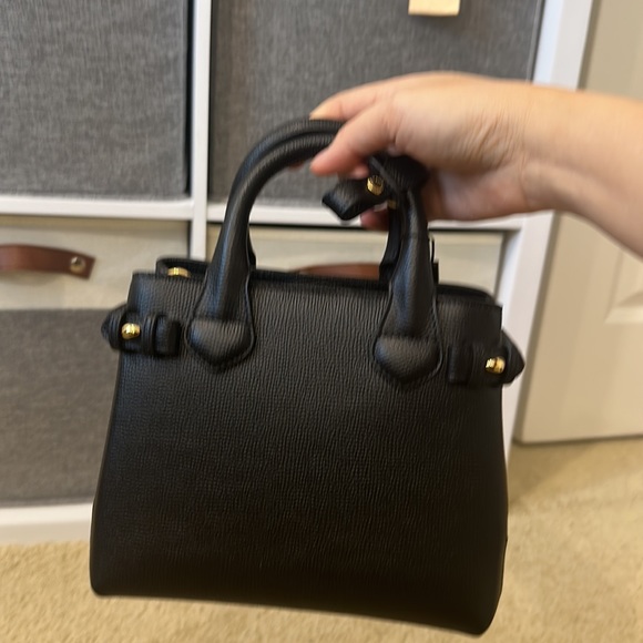 Burberry Baby Banner Black Handbag - Picture 5 of 12